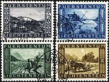 Briefmarken: FL182-FL185 - 1943 Gedenkmarken zur Beendigung des Kanalbaues