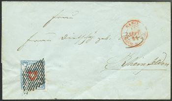 Briefmarken: 17II-T40 A2-O - 1851 Rayon I, ohne Kreuzeinfassung