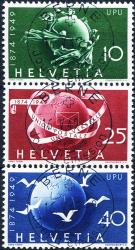 Thumb-1: 294-296 - 1949, 75 anni Unione postale universale