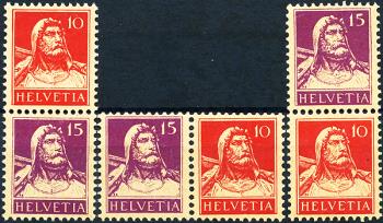 Briefmarken: Z1-Z3 -  Tellbrustbild