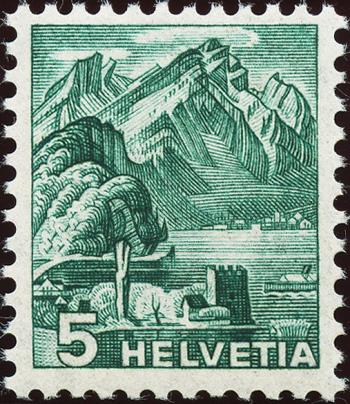 Briefmarken: 202y.1.11 - 1936 Neue Landschaftsbilder, glattes Papier