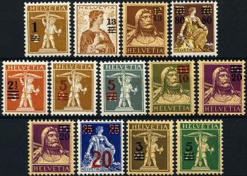 Stamps: 132-181 - 1915 - 1930 Usage issues with new overprints