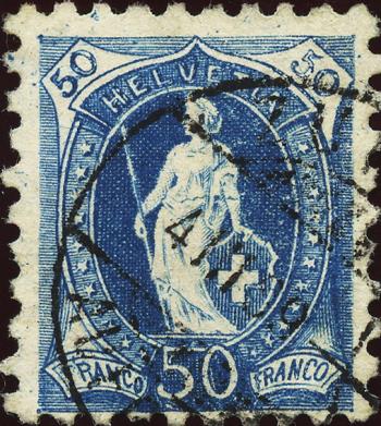 Stamps: 70B - 1888 white paper, 11 teeth, KZ A