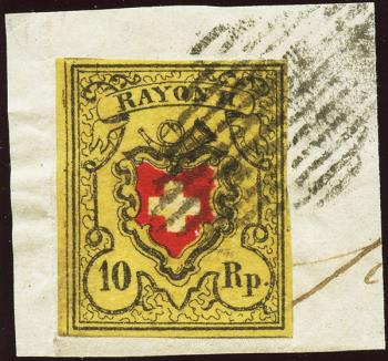 Stamps: 16II-T9 E-RO - 1850 Rayon II without cross border