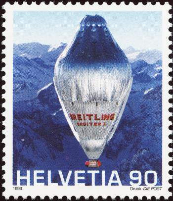 Thumb-1: 971Ab2.1 - 1999, Erste Non-Stop-Ballonfahrt um die Welt