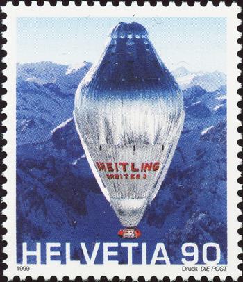 Thumb-1: 971Ab2.2 - 1999, Erste Non-Stop-Ballonfahrt um die Welt