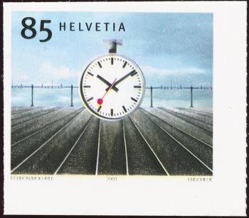 Francobolli: 1108Ab.01 - 2003 Dal libretto dei francobolli dell'orologio della stazione