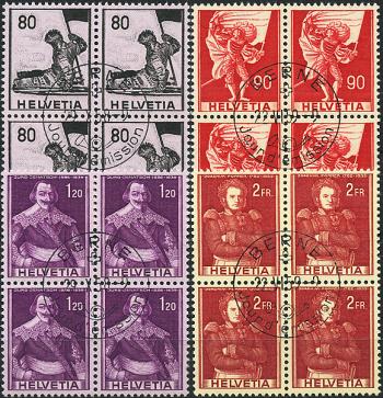 Francobolli: 339-342 - 1958-1959 Immagini storiche, cambi di carta