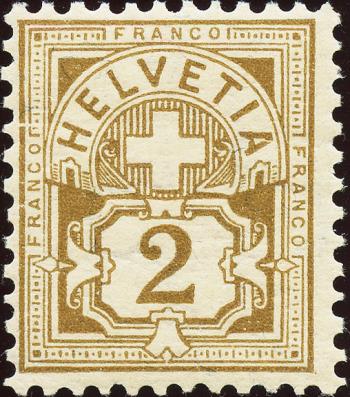 Briefmarken: 80 - 1906 Faserpapier mit WZ