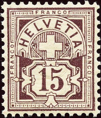 Stamps: 64B - 1894 Fiber paper, KZ B