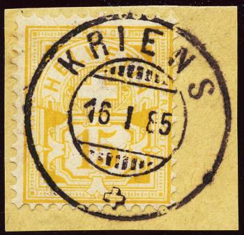 Stamps: 57 - 1882 white paper, KZ A