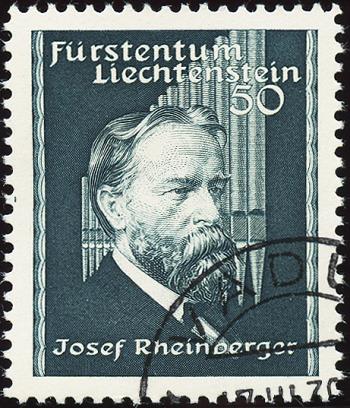 Thumb-1: FL143 - 1939, Commemorative stamp for the 100th birthday of Josef Rheinberger
