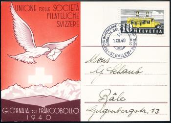 Briefmarken: TdB1940I -  St.Gallen 1.XII.1940