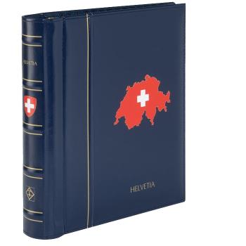Stamps: 337562 - Leuchtturm  Turn-bar binder PERFECT DP in classic design, embossed "HELVETIA", with cassette