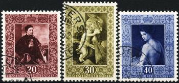 Briefmarken: FL250-FL252 - 1952 Fürstliche Gemäldegalerie II
