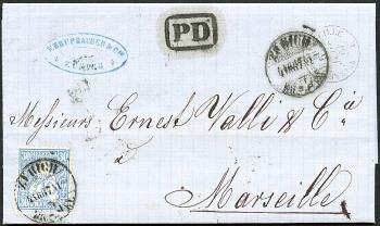 Francobolli: 41b - 1867 carta bianca