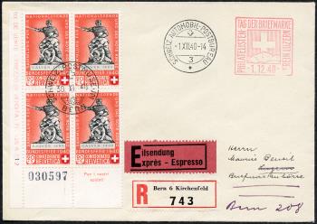 Briefmarken: B5c - 1940 Geschichtliche Motive