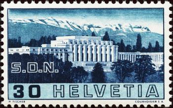 Francobolli: 212.3.01a - 1938 Palazzo della Società delle Nazioni