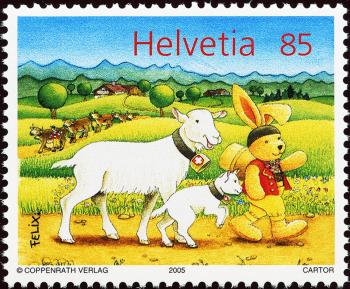 Stamps: 1163Ab1 - 2005 Special stamps "Felix the rabbit"
