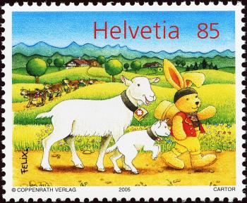Thumb-1: 1163Ab2 - 2005, Special stamps "Felix the rabbit"