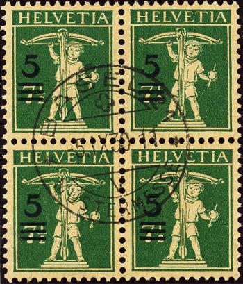 Briefmarken: 181 - 1930 Aufbrauchsausgaben mit neuen Wertaufdrucken