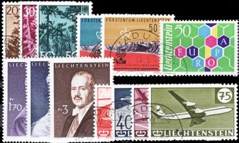 Briefmarken: FL1960 - 1960 Jahreszusammenstellung