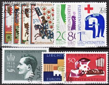 Briefmarken: FL1963 - 1963 Jahreszusammenstellung