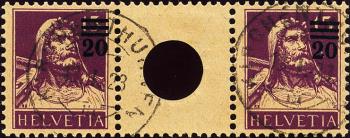 Briefmarken: S16 -  Mit grosser Lochung