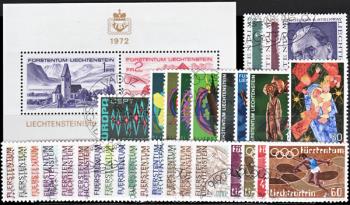 Briefmarken: FL1972 - 1972 Jahreszusammenstellung