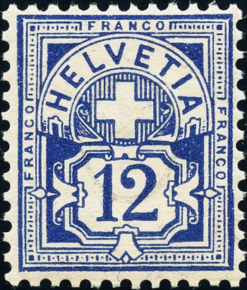 Stamps: 62B - 1894 Fiber paper, KZ B