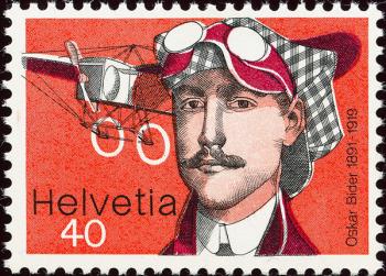 Briefmarken: 582.1.09 - 1977 Werbemarken, Oskar Bider