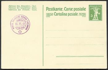Briefmarken: PF12.2. - 15. Juni 1913 Flugtag Lausanne