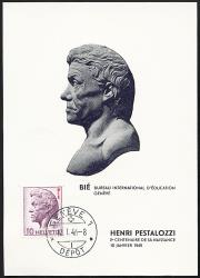 Thumb-1: BIÉ22 - 1946, Pestalozzi commemorative stamp