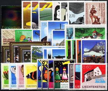 Briefmarken: FL2009 - 2009 Jahreszusammenstellung