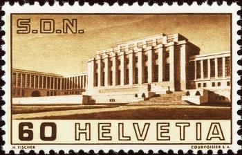 Timbres: 213.2.01 - 1938 Palais de la Société des Nations
