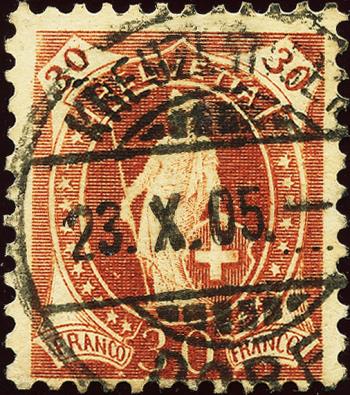 Stamps: 68D.3.13/II - 1895 white paper, 13 teeth, KZ B