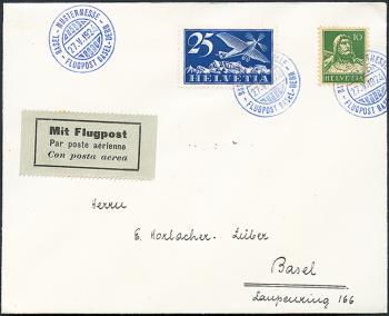 Briefmarken: SF24.3a - 4. Mai 1924 Basler Mustermesse