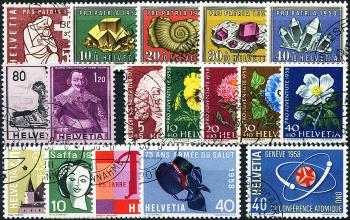 Timbres: CH1958 - 1958 compilation annuelle