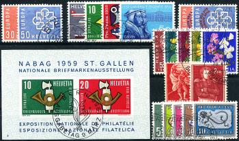 Stamps: CH1959 - 1959 annual compilation