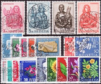Timbres: CH1961 - 1961 compilation annuelle