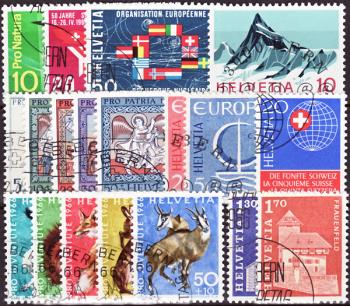 Timbres: CH1966 - 1966 compilation annuelle