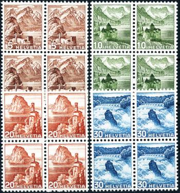 Stamps: 285RM-289RM - 1948 Color changes in the landscape images and new image motif