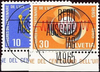 Thumb-1: 436-437 - 1965, Special stamps for the UIT Congress