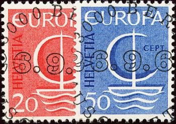 Timbres: 443-444 - 1966 L'Europe