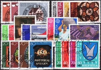 Timbres: CH1981 - 1981 compilation annuelle